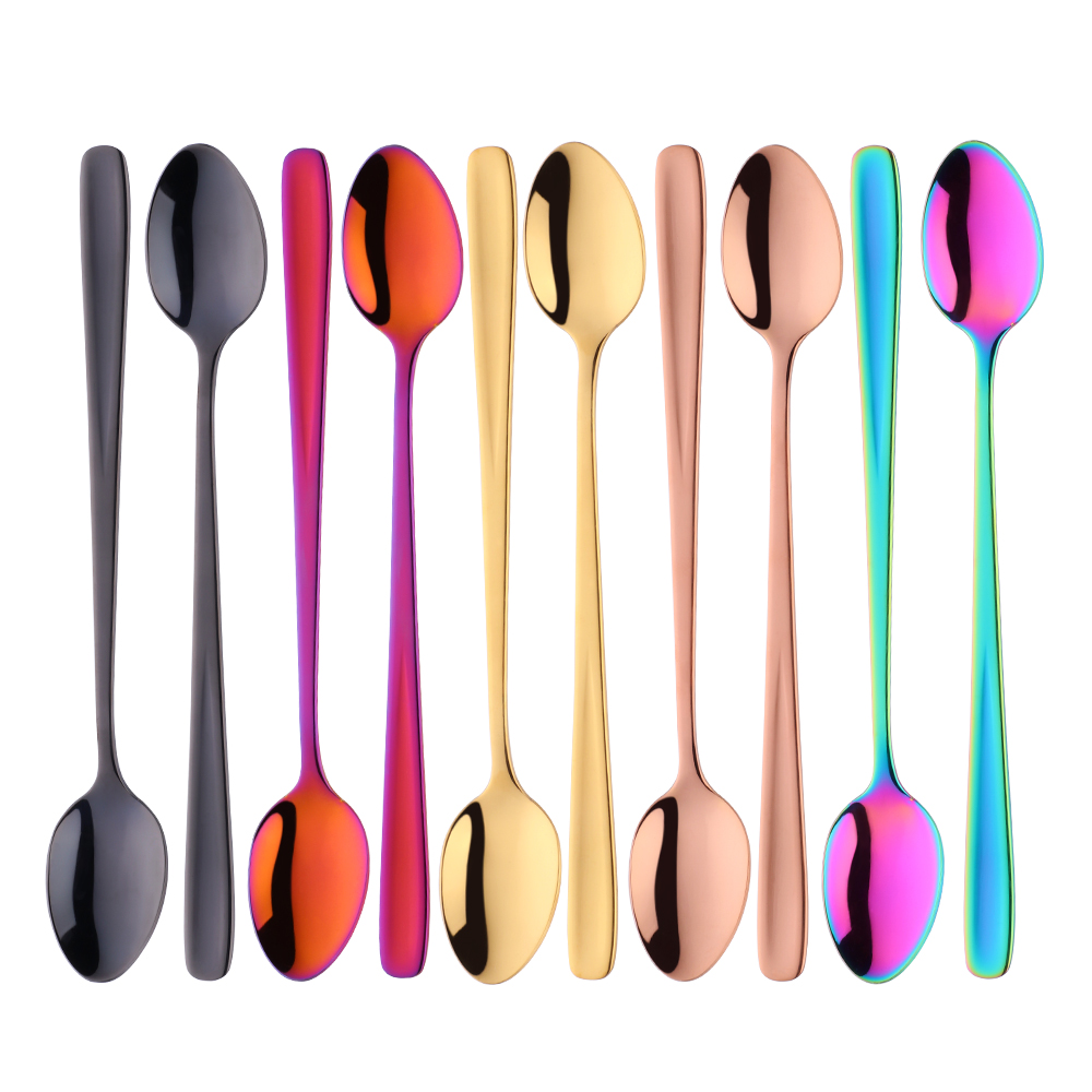 Gold Plated Cutlery - 1PCS Stainless Steel Ice Cream Spoon