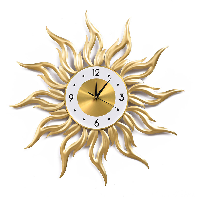 Luxury Lifestyle Us - Nordic Gold Wall Clock Living Room