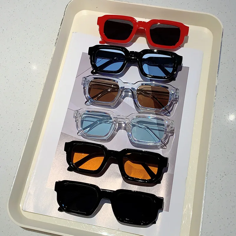 Luxury Lifestyle Products - Vintage Rectangle Frame Sunglasses Outdoor Man