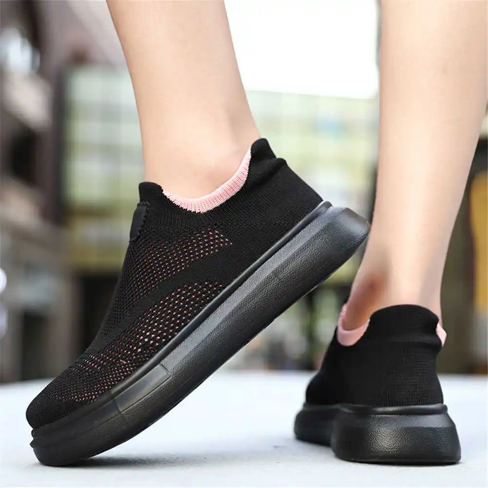 Luxury Lifestyle Travel - Platform Stockings Brown Shoes For Woman