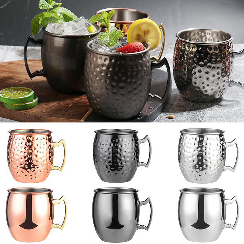 1Pcs 530ml Stainless Steel Mos - Copper Cocktail Mug review and price
