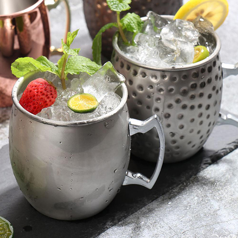 1Pcs 530ml Stainless Steel Mos - Copper Cocktail Mug review and price