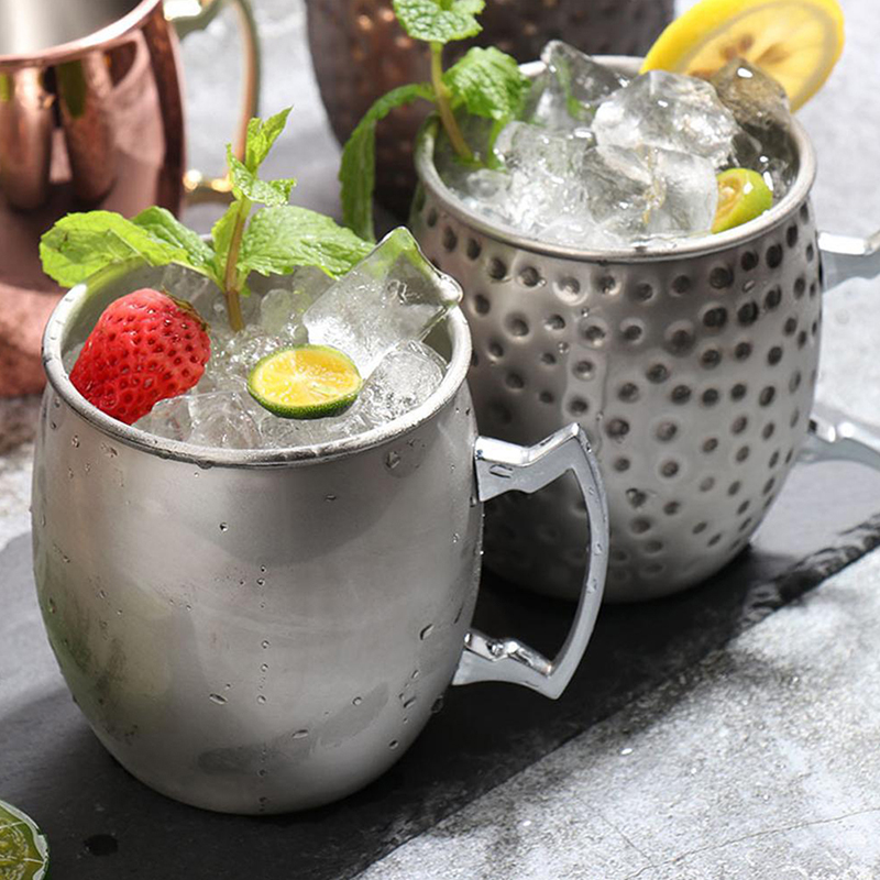 1Pcs 530ml Stainless Steel Mos - Copper Cocktail Mug review and price