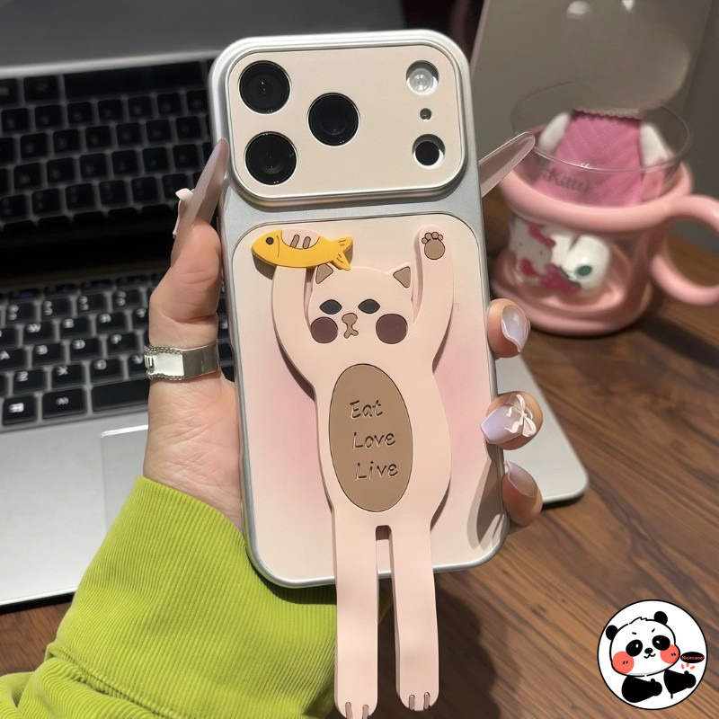 Cute Cat Holder Phone Case For - Vivo V40 review and price