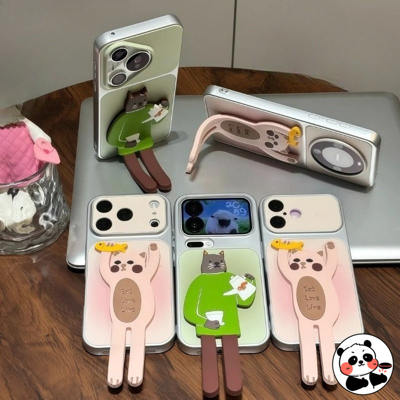 Cute Cat Holder Phone Case For - Vivo V40 review and price