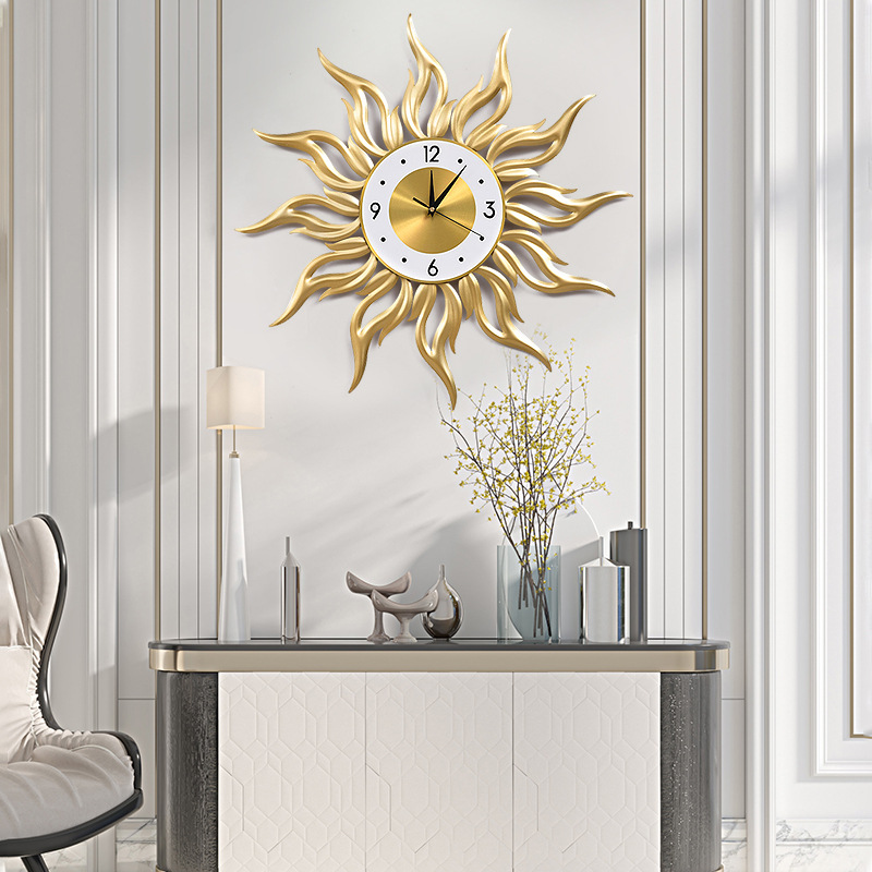 Nordic Gold Wall Clock Living  - Luxury Lifestyle Us review and price