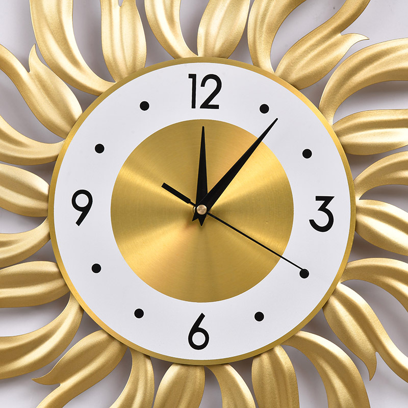 Nordic Gold Wall Clock Living  - Luxury Lifestyle Us review and price