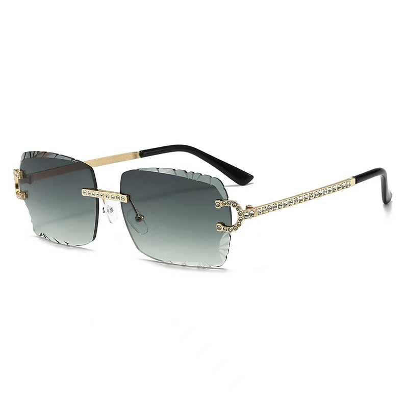 Fashion Rimless Square Sunglas - Luxury Lifestyle Products review and price