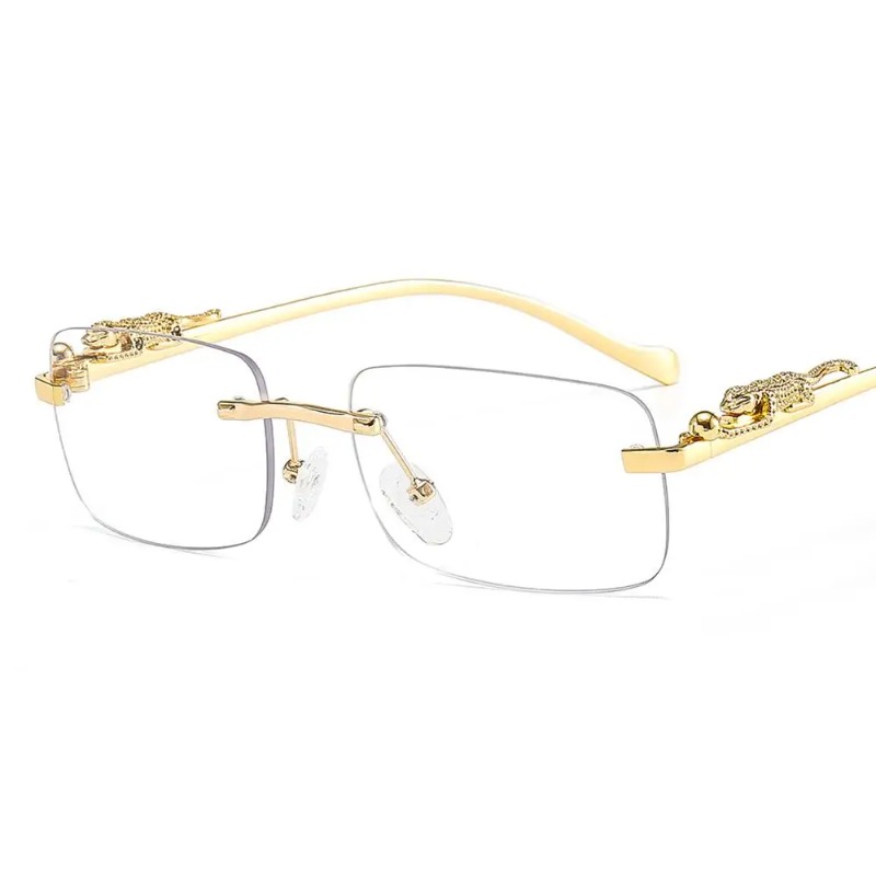 Rimless Square Sunglasses Wome - Luxury Lifestyle Products review and price